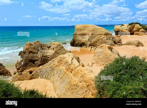 Albufeira beach (Algarve, Portugal Stock Photo - Alamy