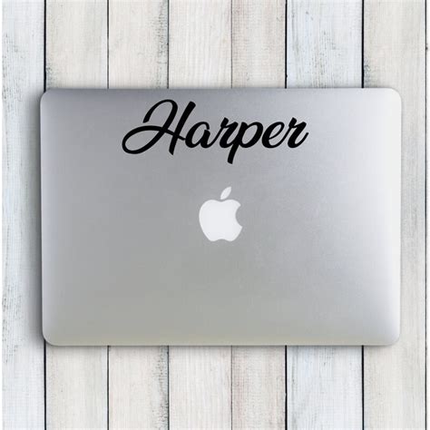 Custom Name Decal/laptop Name Decal/ Iphone Name Decal/tumbler - Etsy