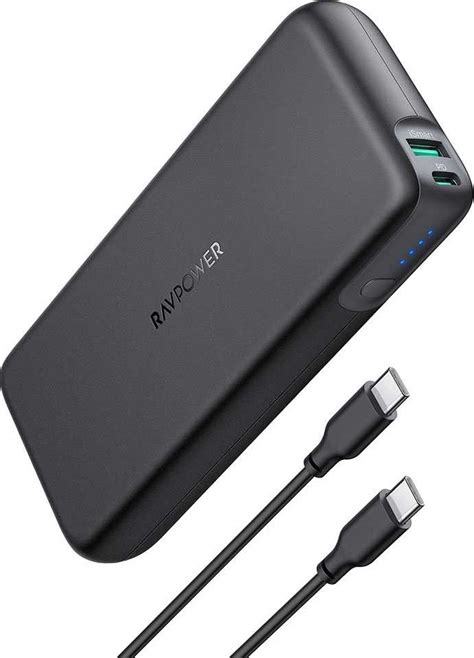 RAVPower 2-Port PD Pioneer Power Bank 20000mAh 60W - Black | RP-PB201-BK Buy, Best Price in UAE ...