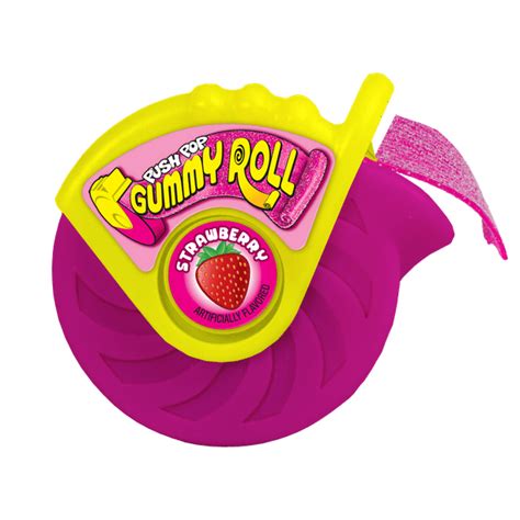 Push Pop Gummy Roll Assorted Flavors Gummy Candy - Walmart.com - Walmart.com