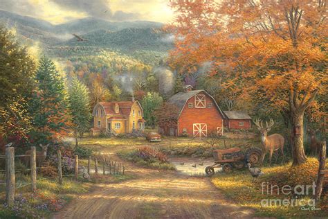 Country Roads Take Me Home Painting by Chuck Pinson