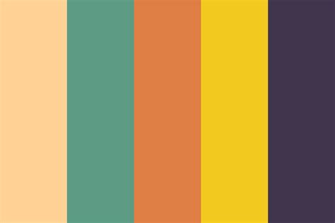 Warm 70s Color Palette