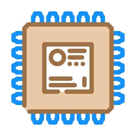 microcontroller electronic component color icon vector illustration 24238730 Vector Art at Vecteezy