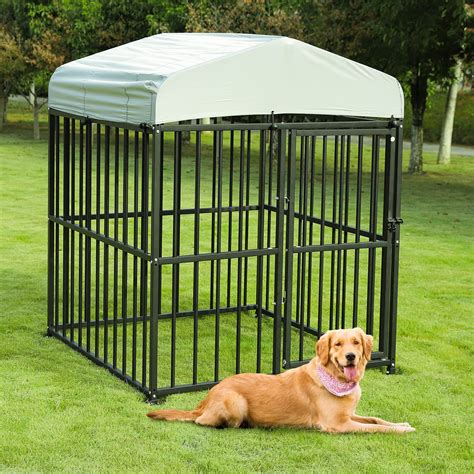 Vivijason Large Outdoor Dog Kennel, Heavy Duty Metal Frame Fence Dog Cage, Outside Pen Playpen ...