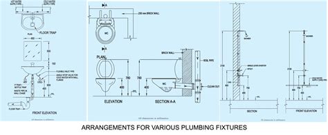 ARRANGEMENTS FOR VARIOUS PLUMBING FIXTURES ⋆ Archi-Monarch