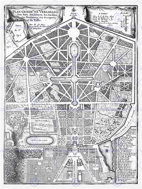 Palace Of Versailles Gardens Map - Beautiful Insanity