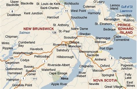 Where is Moncton, New Brunswick? see area map & more