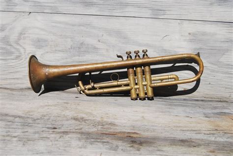 Vintage Trumpet, The Buescher, Elkhart, IN, Truetone, Pat. 1907 by Psychedelphia on Etsy ...