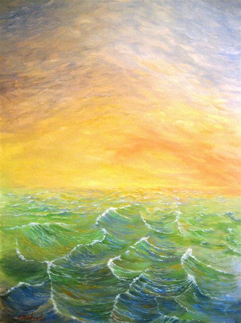 Ron Markowitz Art: Ocean Sunset 2