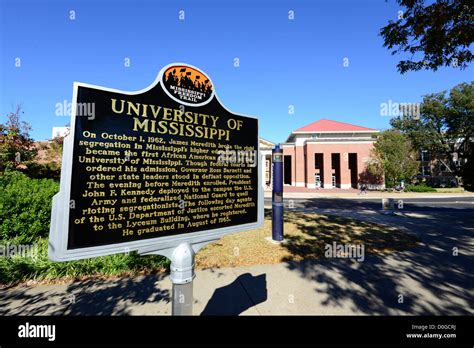 Ole Miss Campus University Mississippi MS Stock Photo - Alamy