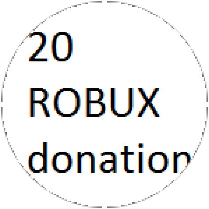 30 ROBUX donation - Roblox