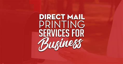 Direct Mail Printing Services - Alliance Graphics