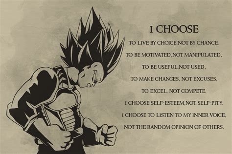 DR032 - I Choose - Vegeta - English - Dragon Ball Poster | Dragon ball poster, Dragon ball super ...