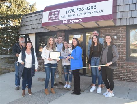 Chamber welcomes Farm Bureau Insurance Hutt Agency – Sterling Journal-Advocate