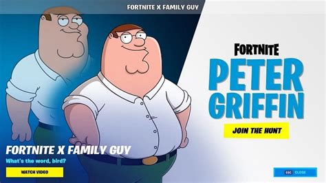 Fortnite Chapter 5 Season 1 Battle Pass leaks, Peter Griffin and Solid Snake skins visible