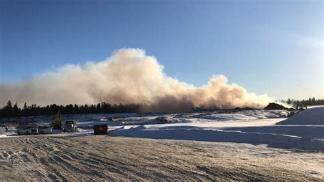 Hay River faces $550K price tag for landfill fire | CBC News