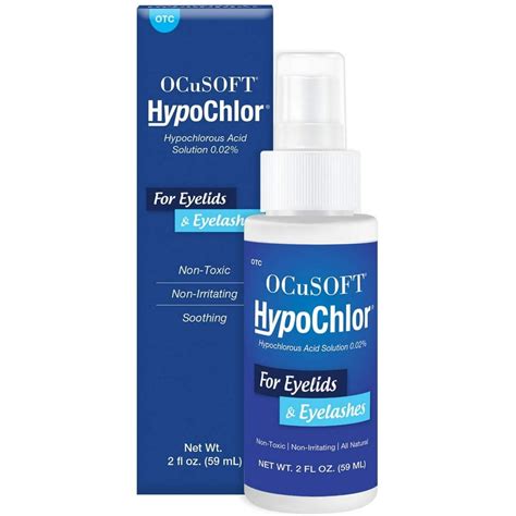 Hypochlor Hypochlorous Acid Solution Spray for Eyelids and Eyelash, 2 0z - Walmart.com - Walmart.com