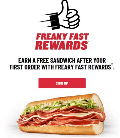 Earn Food Rewards with Jimmy John's Freaky Fast Rewards!