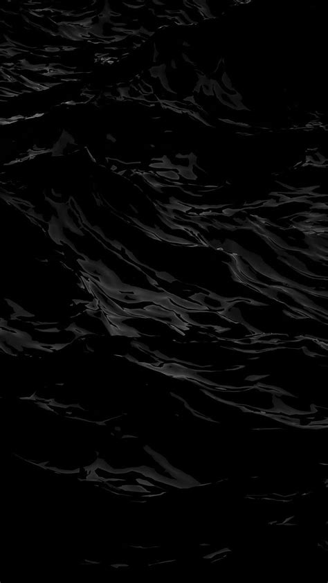 Black waves oled . Black phone , Dark phone , Black HD phone wallpaper ...