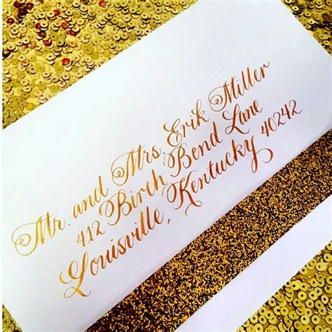 Luxurious gold calligraphy. This is a custom font we created for our ...