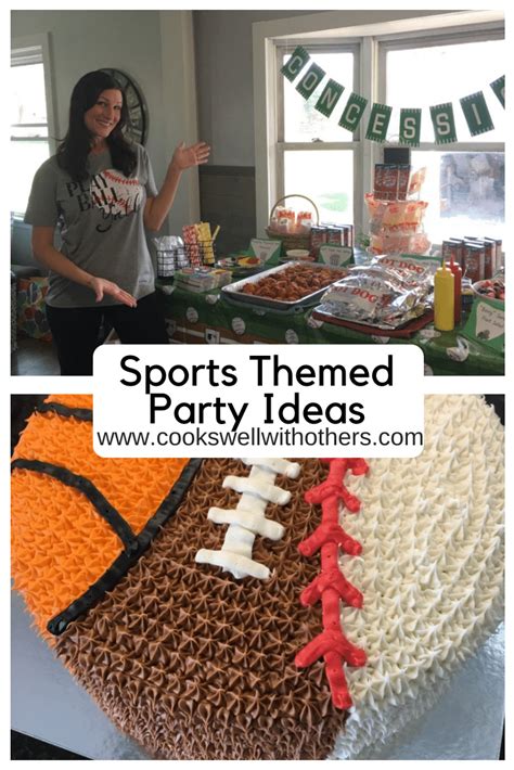 All Star Sports Themed Party Ideas - Cooks Well With Others