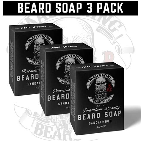 Beard Soap 3 Pack - Mad Viking Beard Co.