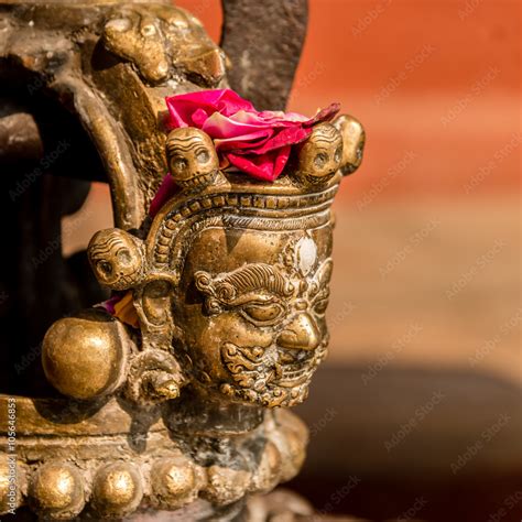 Statue of Bhairav Stock Photo | Adobe Stock