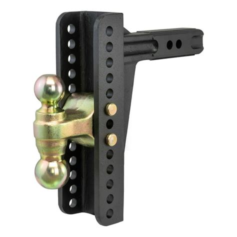 CURT 45926 Adjustable Trailer Hitch Ball Mount, 2-Inch Receiver, 10-1/8 ...