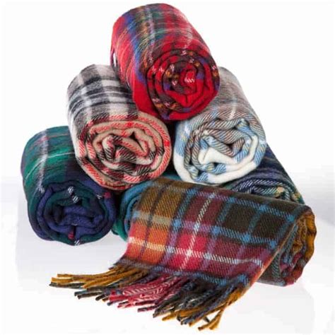 Tartan Lambswool Scarf - Donaldsons Of Scotland