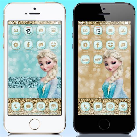 Pretty iPhone Themes: Disney Frozen Inspired iPhone theme