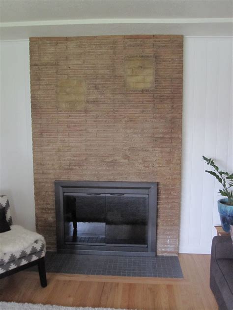 Previous owner filled in fireplace shelves with incorrect brick. Can I ...