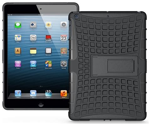 BLACK GRENADE RUGGED TPU SKIN HARD CASE COVER STAND FOR APPLE iPAD AIR ...