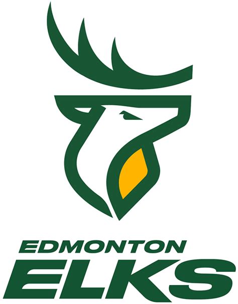 Edmonton Elks Primary Logo - Canadian Football League (CFL) - Chris ...