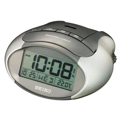 Seiko Digital Alarm Clock QHL023A