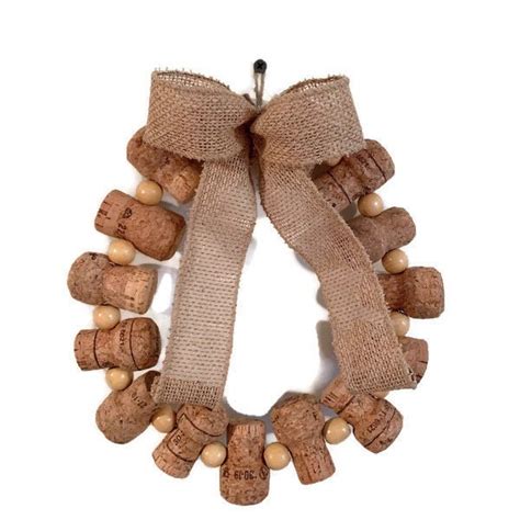 Cork Wreath - Etsy