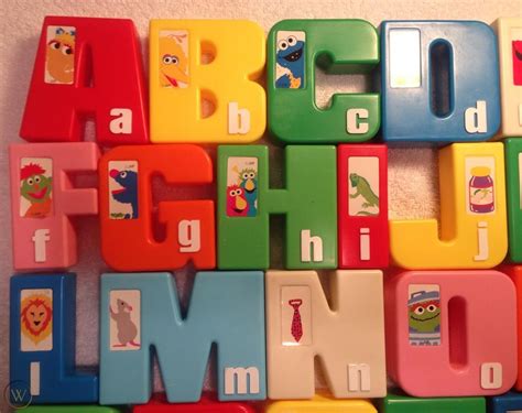 Sesame Street Toy Alphabet Letters