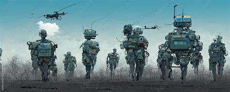 AI army military artificial intelligence arms race to produce an AI enabled army with autonomous ...