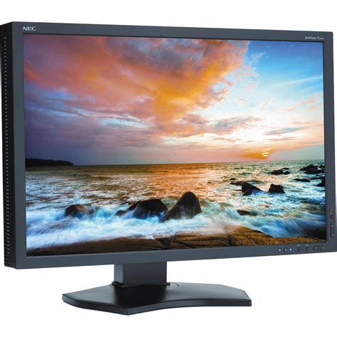 NEC P242W-BK 24" LED Backlit IPS LCD Monitor P242W-BK B&H