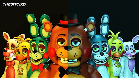 Five Nights at Freddy's 2 (SFM) New and Old by TheSitciXD on DeviantArt