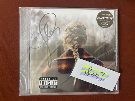 SIGNED Evermore Taylor Swift SEALED, Audio, Other Audio Equipment on ...