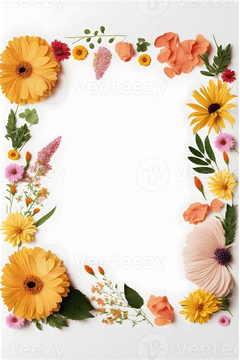 Top view floral background photo with plenty of copy space, perfect for website backgrounds ...