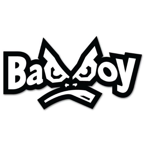 Amazon.com: Bad Boy Logo MMA UFC Fighting White Sticker Decal 6" x 3"