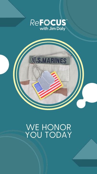 Focus on the Family on LinkedIn: Happy Marine Corps Birthday! Today we highlight our last Focus ...