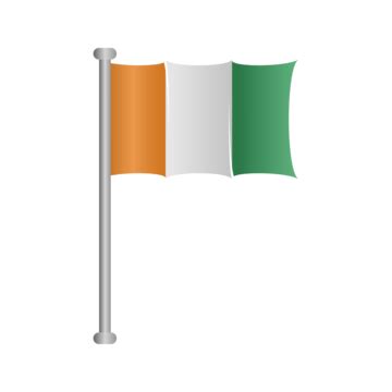 Ivory Coast Flag Vector, Ivory, Coast, Ivory Coast PNG and Vector with Transparent Background ...