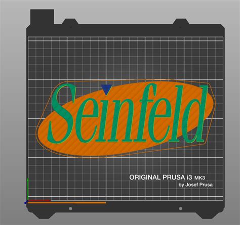 Seinfeld Logo by disembarkedone | Download free STL model | Printables.com