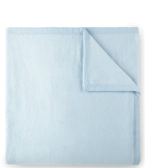 Peacock Alley All Seasons Cotton Plush Solid Throw Blanket | Dillard's