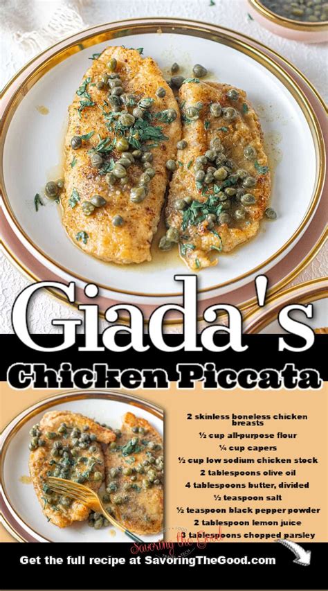 Chicken piccata giada recipe – Artofit