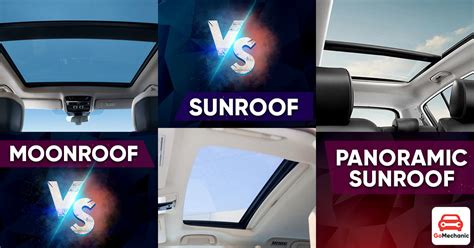 Moonroof vs Sunroof vs Panoramic sunroof | Key Differences