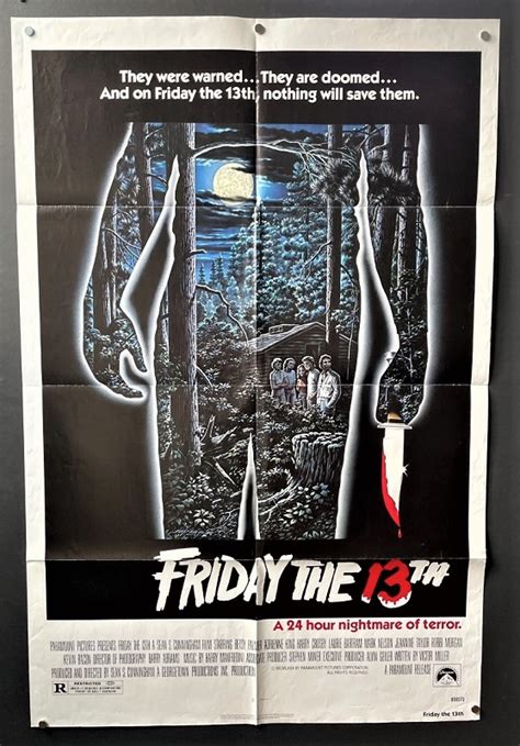 Friday the 13th (1980) – Original One Sheet Movie Poster – Hollywood ...