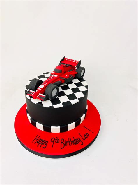 Personalised Racing Car Cake | Cakes By Robin